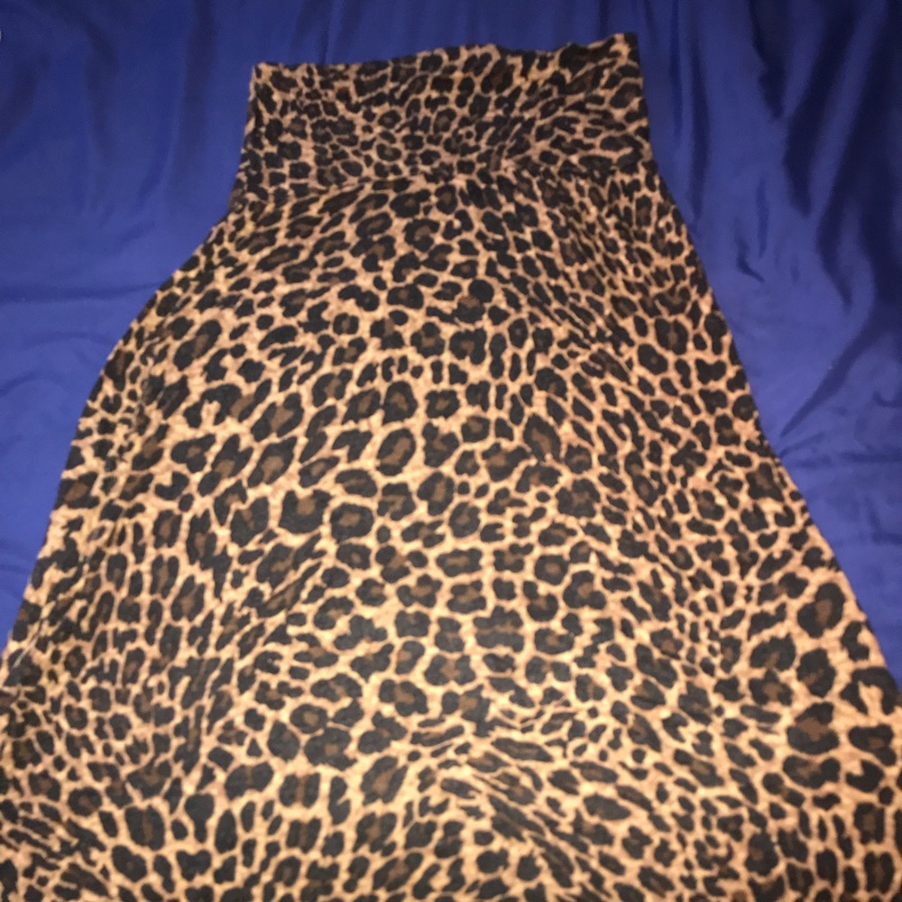 Cheetah maxi skirt